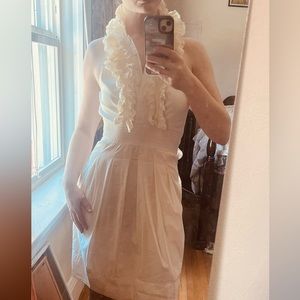 BCBG circa 2011 ornate collar summer dress